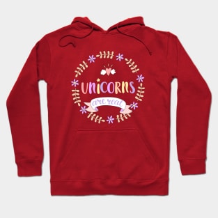 Cute Flower Unicorns are Real Hoodie